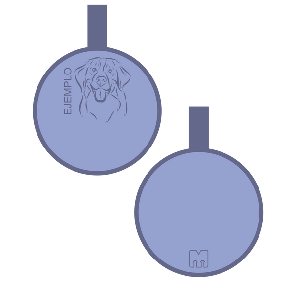 Placa con ilustración Circulo