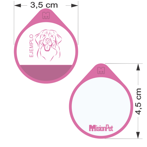 Placa MisionPet con Ilustración