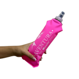 Botella plegable para mascotas en color rosado