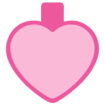Placa corazón grande