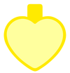 Placa corazón grande