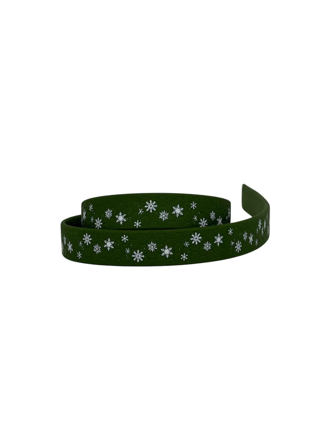 Collar edicion navidad verde con copitos para perros pequeños