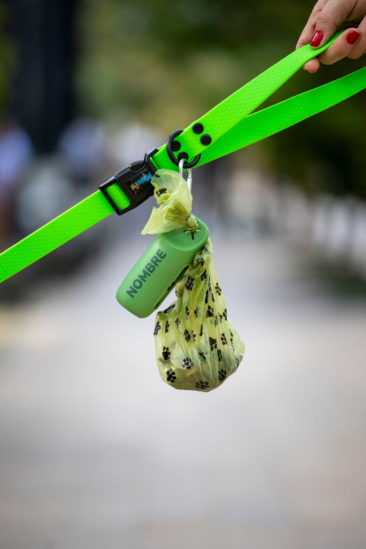 Porta bolsas para perro