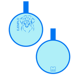 Placa con ilustración Circulo