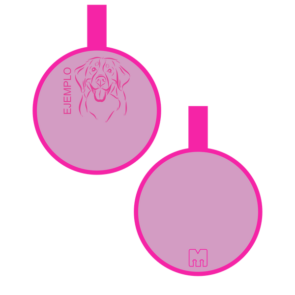 Placa con ilustración Circulo