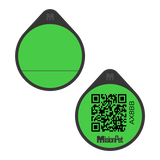 Placa de identificacion para mascotas inteligente color verde