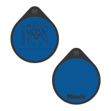 Placa de identificacion personalizable para mascotas en material de silicona color 