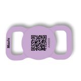 Porta Airtag inteligente y personalizable para perro color lila 