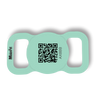 Porta Airtag inteligente y personalizable para perro color turquesa