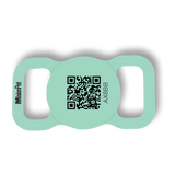 Porta Airtag inteligente y personalizable para perro color turquesa