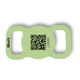 Porta Airtag inteligente y personalizable para perro color verde militar
