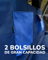 Protector para la silla del carro antirasguños con 2 bolsillos de gran capacidad
