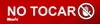 Tag de correa indicador de comportamiento no tocar