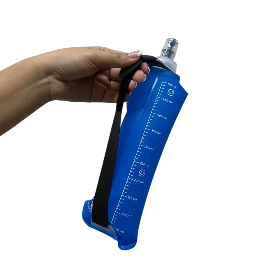 Termo plegable para mascota en color azul