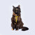 Arnés H Gatos y/o Perros mini1cm