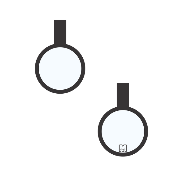 Placa con ilustración Circulo