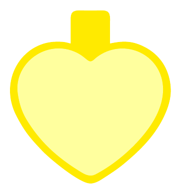 Placa corazón grande
