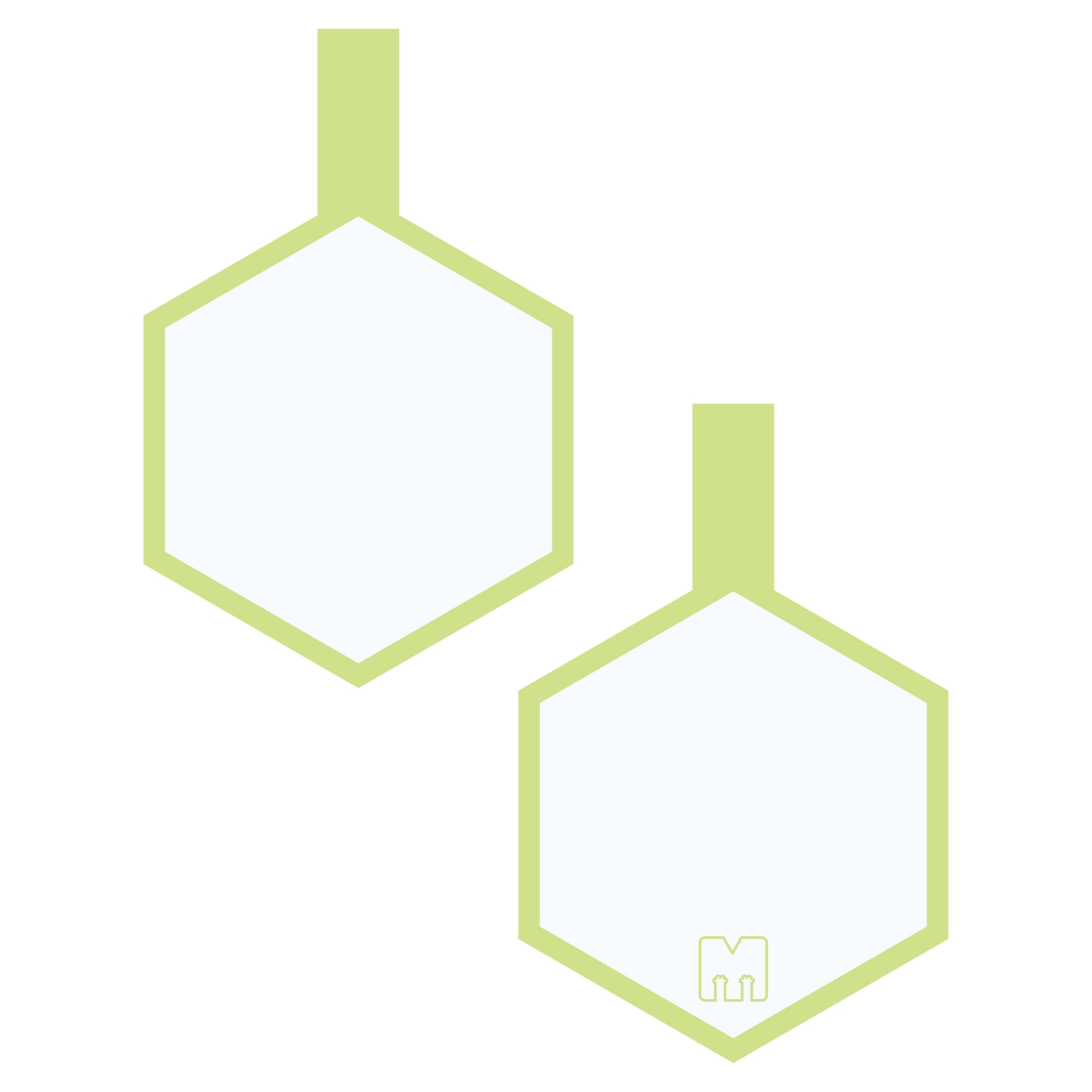 Hexágonos Siluetas Razas