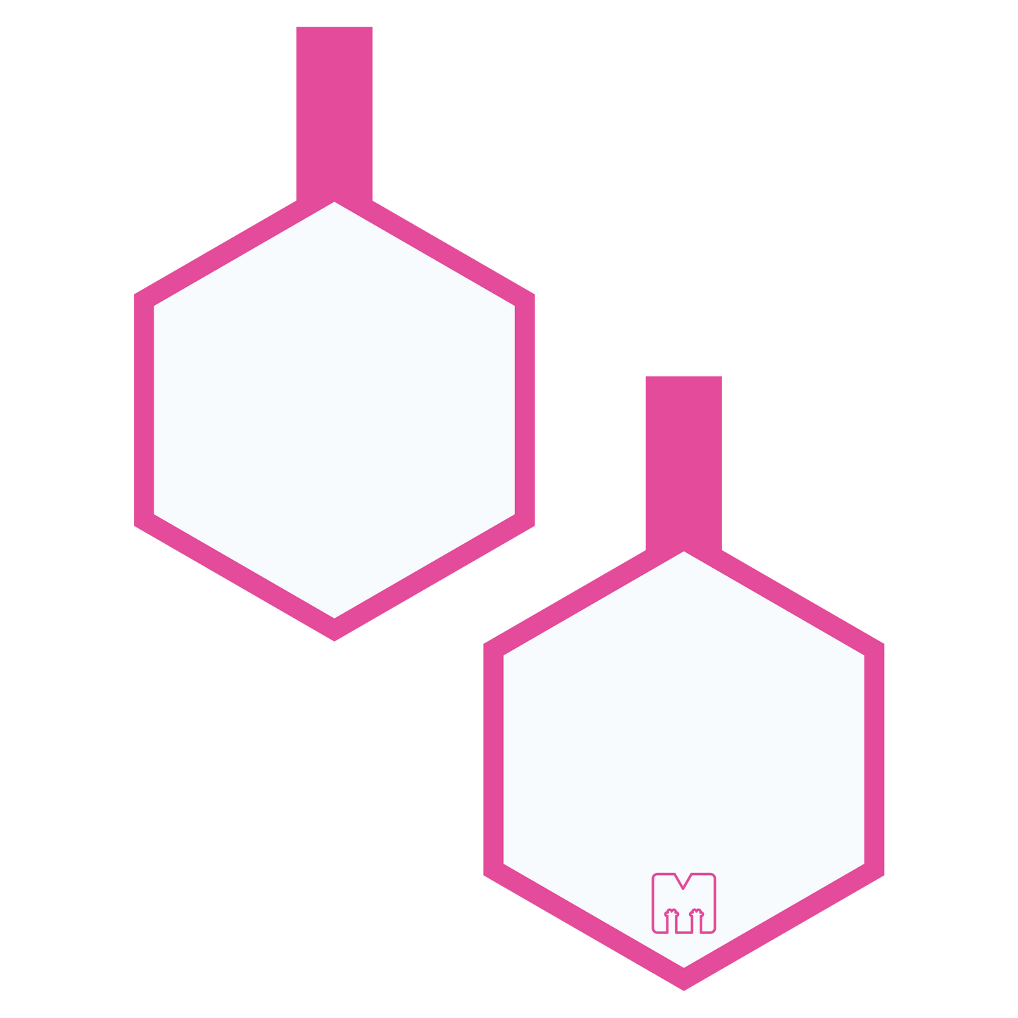 Hexágonos Siluetas Razas