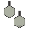 Hexágonos Siluetas Razas
