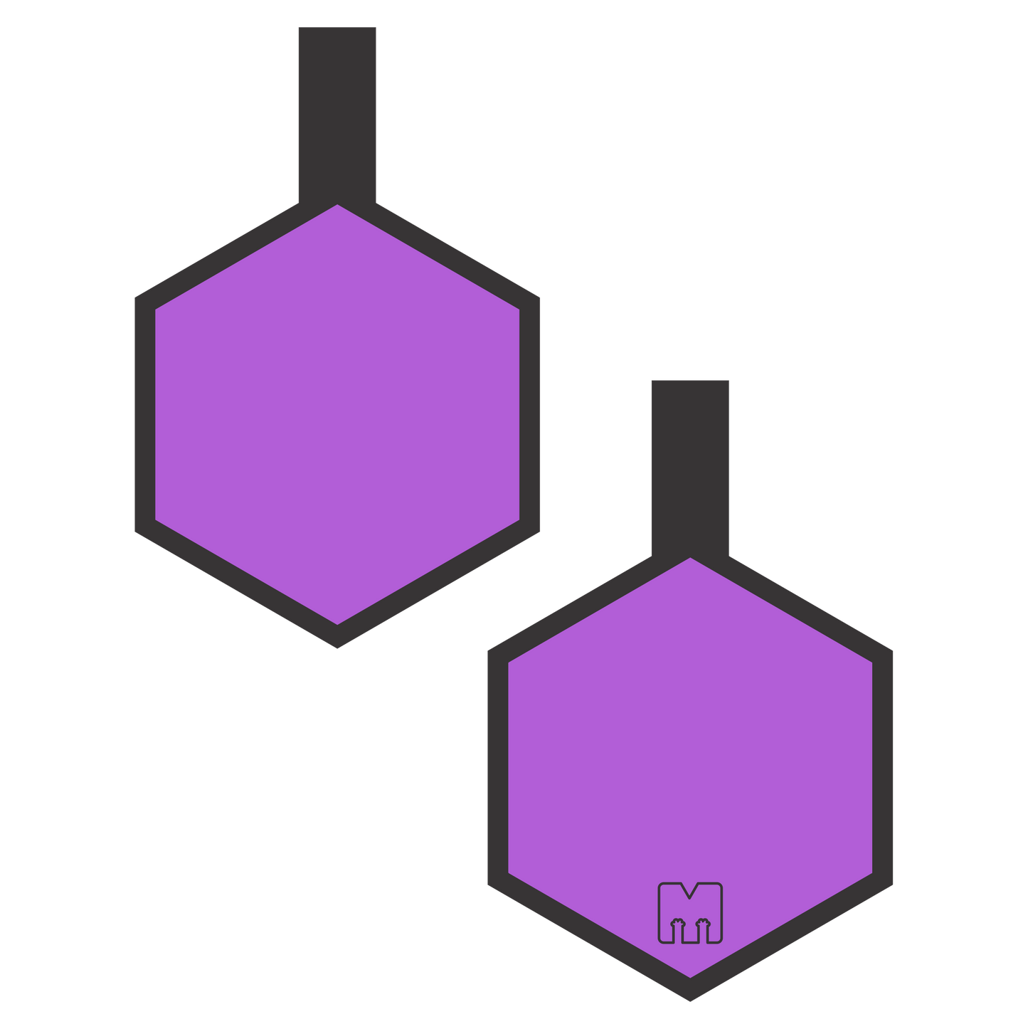 Hexágonos Siluetas Razas