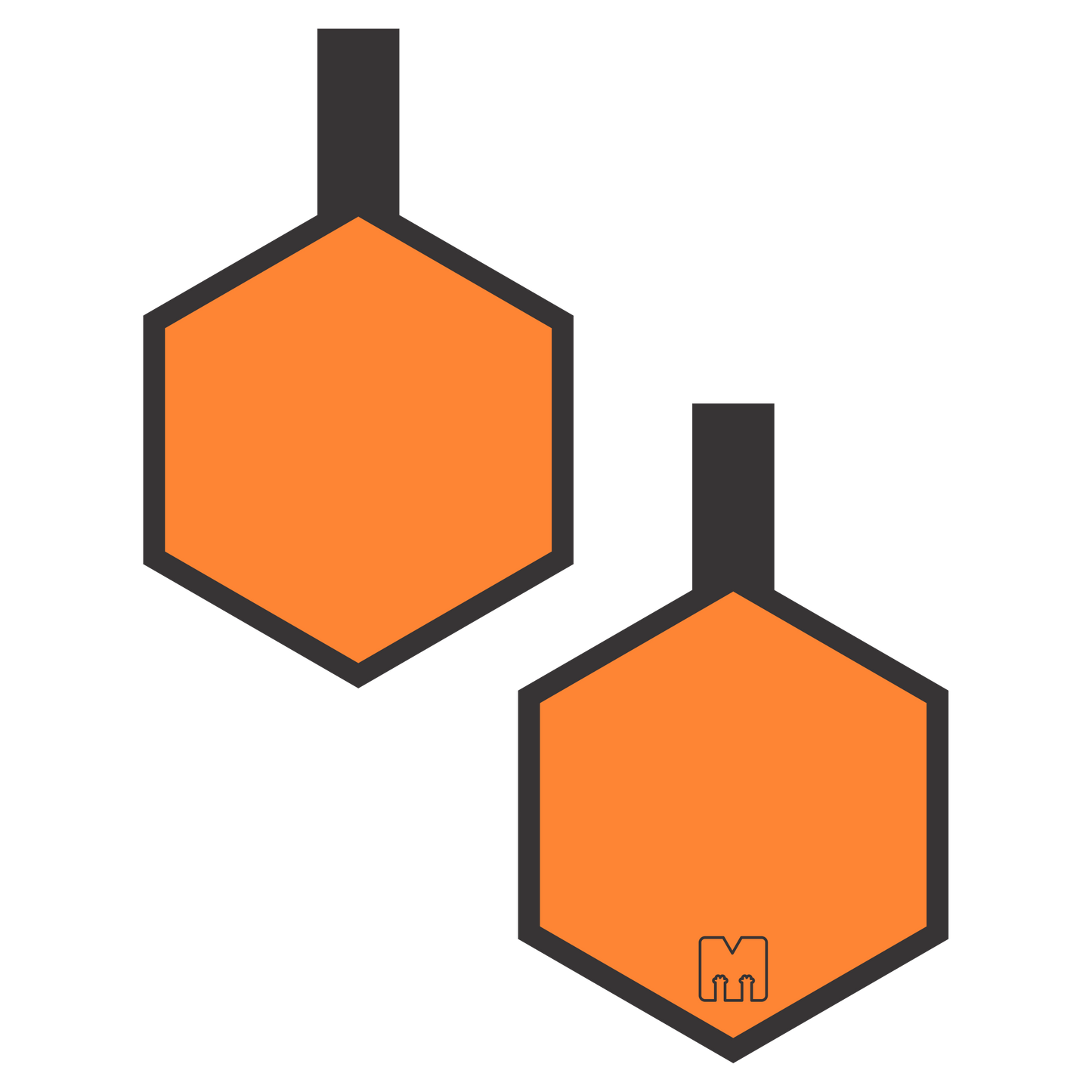 Hexágonos Siluetas Razas