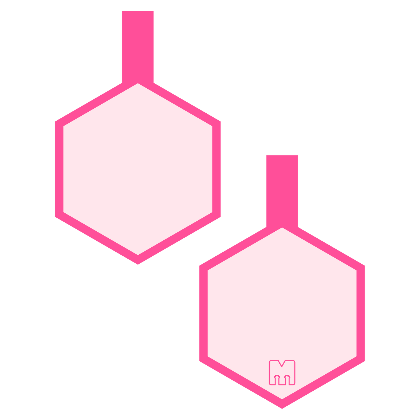 Hexágonos Siluetas Razas