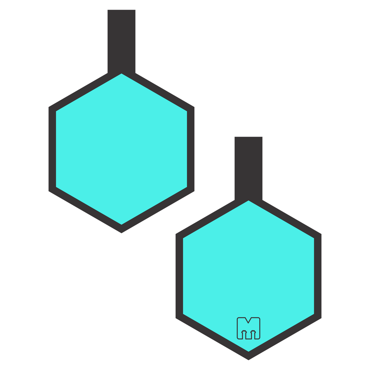 Hexágonos Siluetas Razas