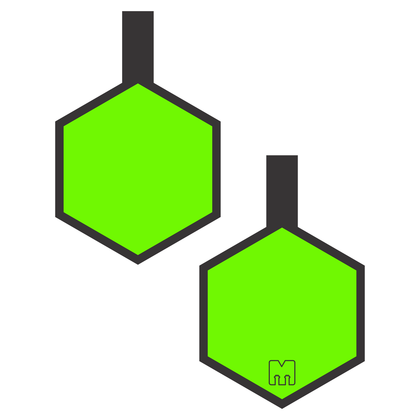 Llaveros Vehículos Hexágono