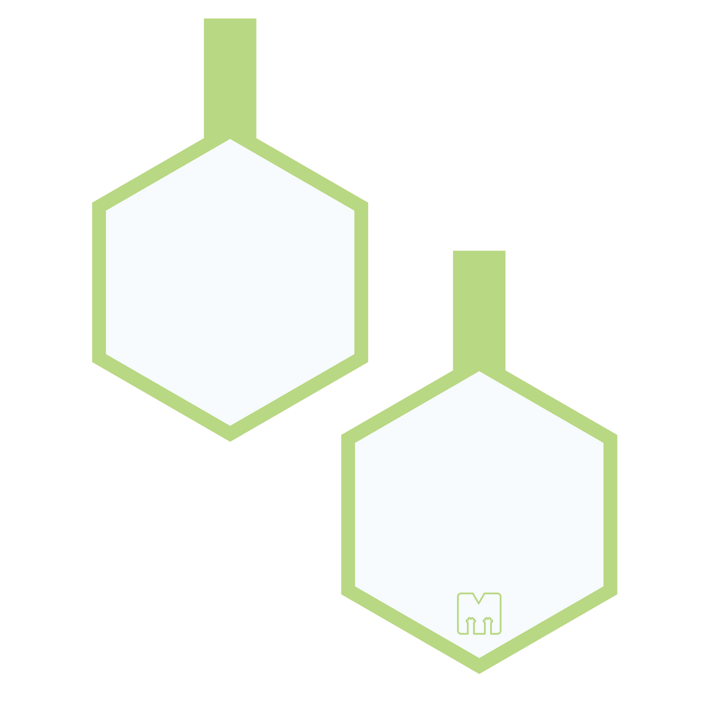 Hexágonos Siluetas Razas